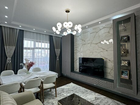 3-комн. новостройка - м. Ахмедлы - 107 м²