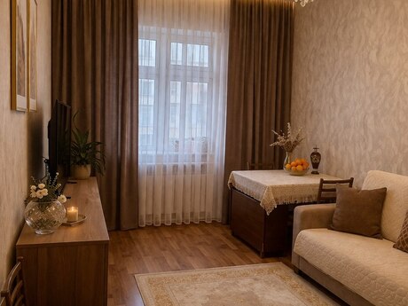 1 otaqlı köhnə tikili - İnşaatçılar m. - 40 m²