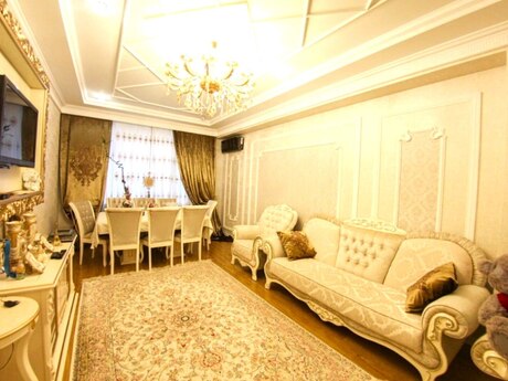 3 otaqlı yeni tikili - Şah İsmayıl Xətai m. - 125 m²
