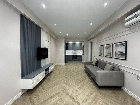2 otaqlı yeni tikili - Şah İsmayıl Xətai m. - 67 m²