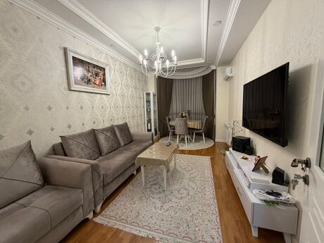 2 otaqlı yeni tikili - Şah İsmayıl Xətai m. - 75 m²