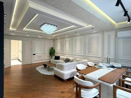 4 otaqlı yeni tikili - İnşaatçılar m. - 153 m²