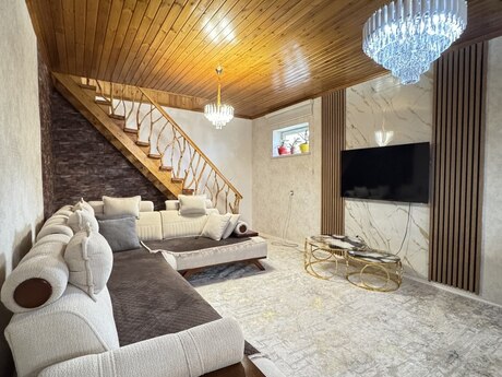 6 otaqlı həyət evi/bağ evi - Hövsan q. - 180 m²