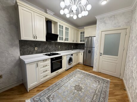 3 otaqlı yeni tikili - Həzi Aslanov m. - 82 m²