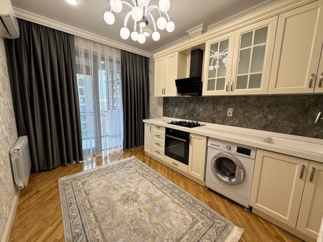 3 otaqlı yeni tikili - Həzi Aslanov m. - 82 m²