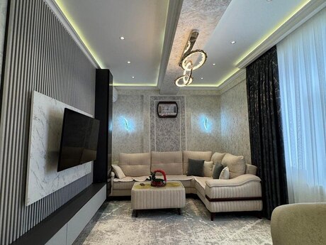 3 otaqlı yeni tikili - Həzi Aslanov m. - 91 m²