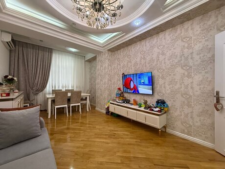 3 otaqlı yeni tikili - Qara Qarayev m. - 103 m²
