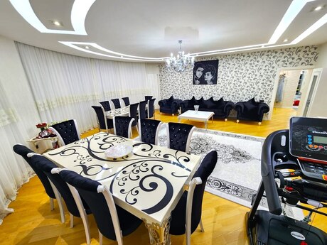 5 otaqlı yeni tikili - Şah İsmayıl Xətai m. - 228 m²