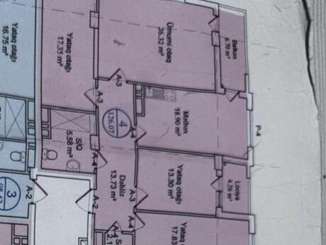 4 otaqlı yeni tikili - Qara Qarayev m. - 127 m²