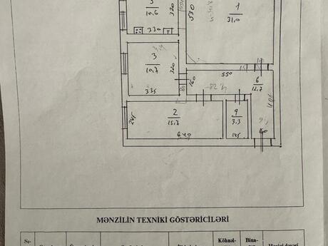 4 otaqlı köhnə tikili - Sahil m. - 120 m²