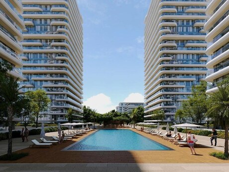 1-комн. новостройка - пос. Нардаран - 57.8 м²