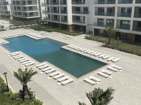 1 otaqlı yeni tikili - Nardaran q. - 58 m²