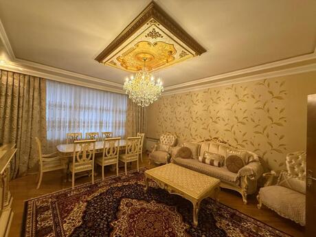 3 otaqlı yeni tikili - Şah İsmayıl Xətai m. - 135 m²
