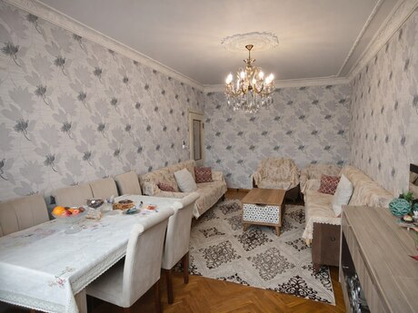 3 otaqlı köhnə tikili - Nəsimi m. - 90 m²