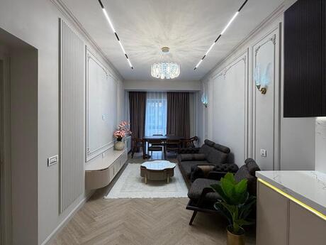 3 otaqlı yeni tikili - Şah İsmayıl Xətai m. - 91 m²