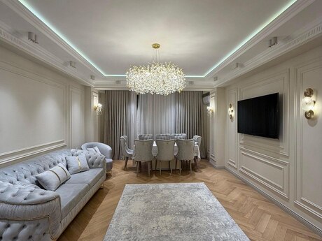 4 otaqlı yeni tikili - Nəriman Nərimanov m. - 178 m²