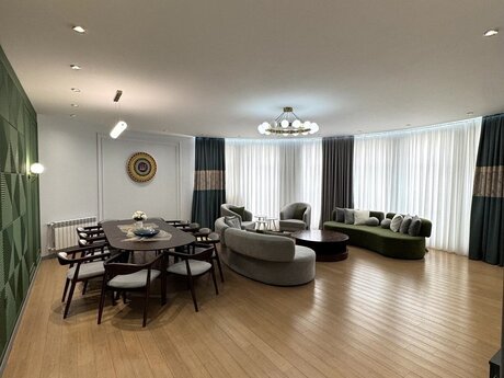 3 otaqlı yeni tikili - Şah İsmayıl Xətai m. - 165 m²