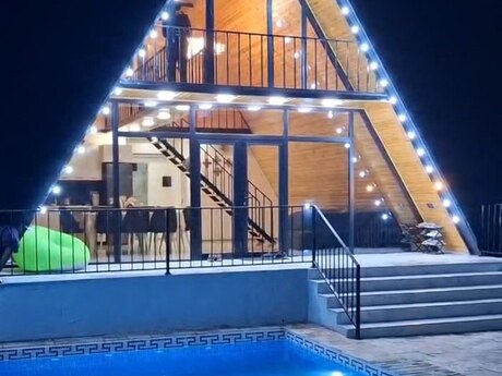 3 otaqlı həyət evi/bağ evi - Qəbələ - 150 m²