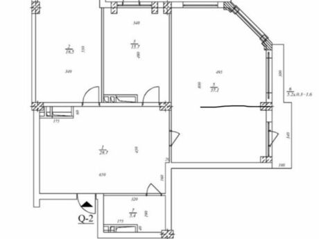 3 otaqlı yeni tikili - Nəsimi r. - 125 m²