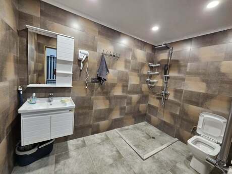2 otaqlı həyət evi/bağ evi - Qəbələ - 120 m²