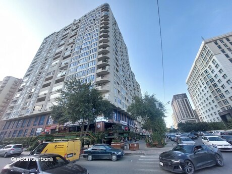 4 otaqlı yeni tikili - Şah İsmayıl Xətai m. - 143 m²