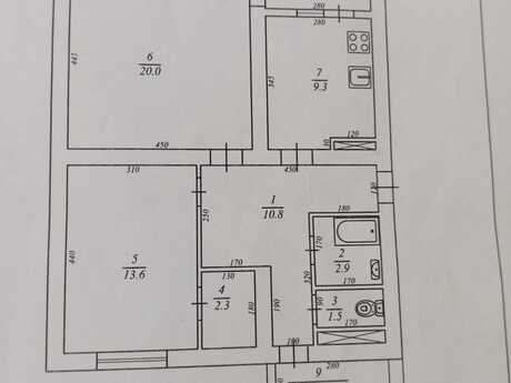 3 otaqlı köhnə tikili - Elmlər Akademiyası m. - 101 m²