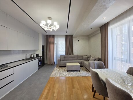 3 otaqlı yeni tikili - Şah İsmayıl Xətai m. - 100 m²