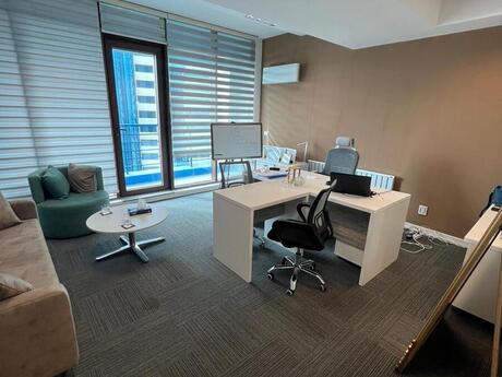 3 otaqlı ofis - Şah İsmayıl Xətai m. - 100 m²