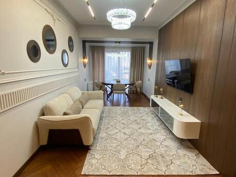 3 otaqlı yeni tikili - Şah İsmayıl Xətai m. - 91 m²