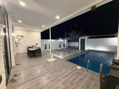 2 otaqlı həyət evi/bağ evi - Novxanı q. - 120 m²