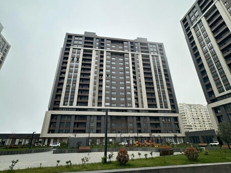1 otaqlı yeni tikili - Ağ şəhər q. - 67.1 m²