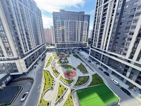 3 otaqlı yeni tikili - Şah İsmayıl Xətai m. - 127.8 m²