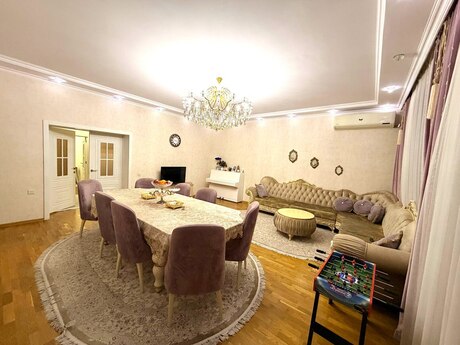 4 otaqlı yeni tikili - İnşaatçılar m. - 167 m²