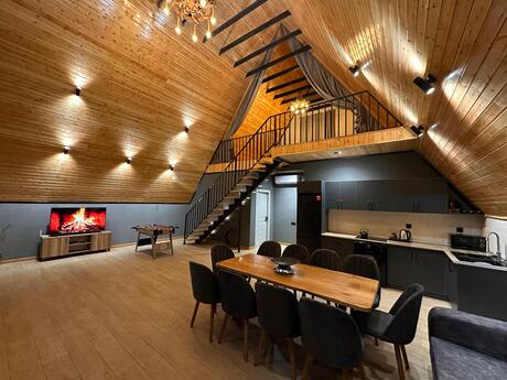 3 otaqlı həyət evi/bağ evi - Qəbələ - 150 m²
