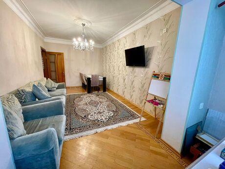 3 otaqlı köhnə tikili - Əhmədli m. - 90 m²