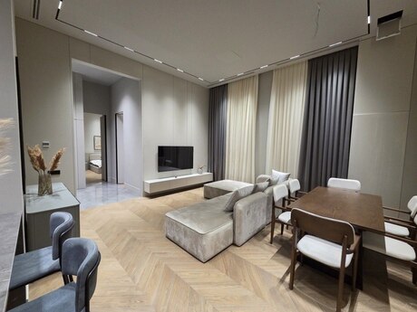 3 otaqlı yeni tikili - Ağ şəhər q. - 110 m²