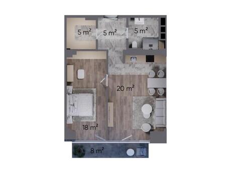 2 otaqlı yeni tikili - Sea Breeze q. - 76 m²
