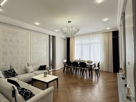 3 otaqlı yeni tikili - Nəriman Nərimanov m. - 130 m²