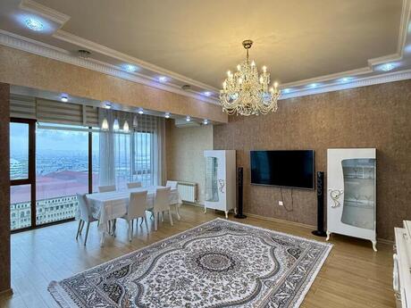 4 otaqlı yeni tikili - Şah İsmayıl Xətai m. - 190 m²