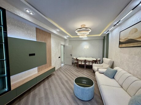3 otaqlı yeni tikili - Həzi Aslanov m. - 90 m²