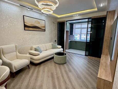 3 otaqlı yeni tikili - Həzi Aslanov m. - 90 m²