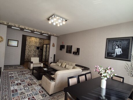 3 otaqlı yeni tikili - Şah İsmayıl Xətai m. - 130 m²