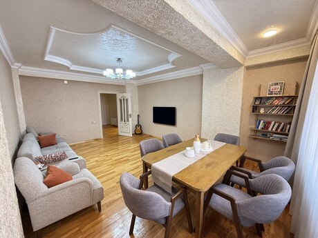 3 otaqlı yeni tikili - Qara Qarayev m. - 120 m²