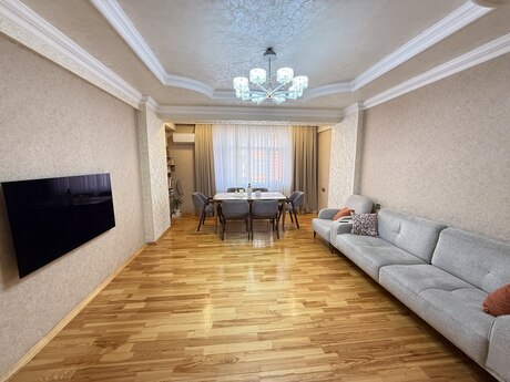 3 otaqlı yeni tikili - Qara Qarayev m. - 120 m²