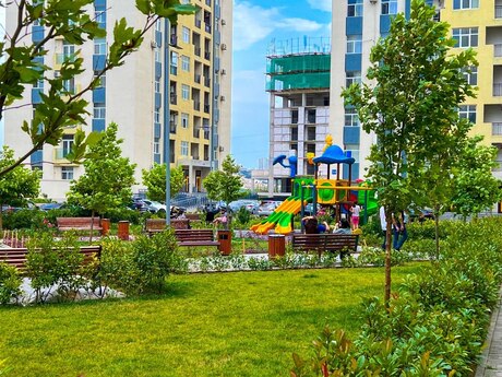 Объявление №6061450 - Баку, м. Элмляр Академиясы, 1-комн., 45 м², 5/10 этаж