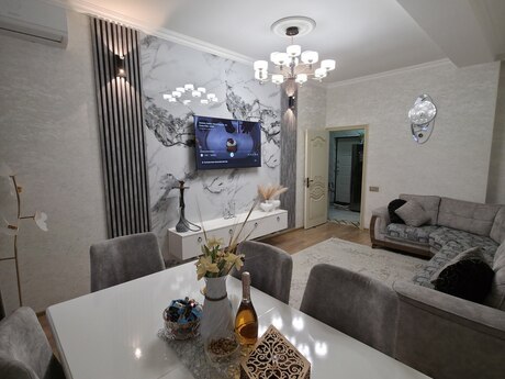 2 otaqlı yeni tikili - Bakıxanov q. - 56 m²