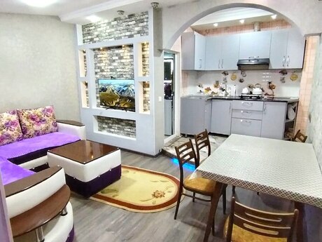 2 otaqlı yeni tikili - İnşaatçılar m. - 55 m²