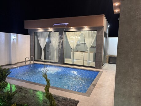 5 otaqlı həyət evi/bağ evi - Mərdəkan q. - 202 m²