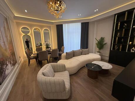 3 otaqlı yeni tikili - Ağ şəhər q. - 124 m²