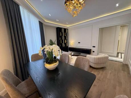 3 otaqlı yeni tikili - Ağ şəhər q. - 124 m²